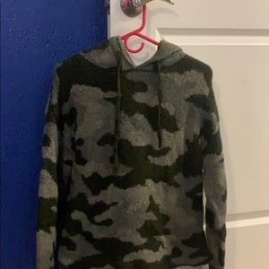 PINK camo hoodie sweatshirt